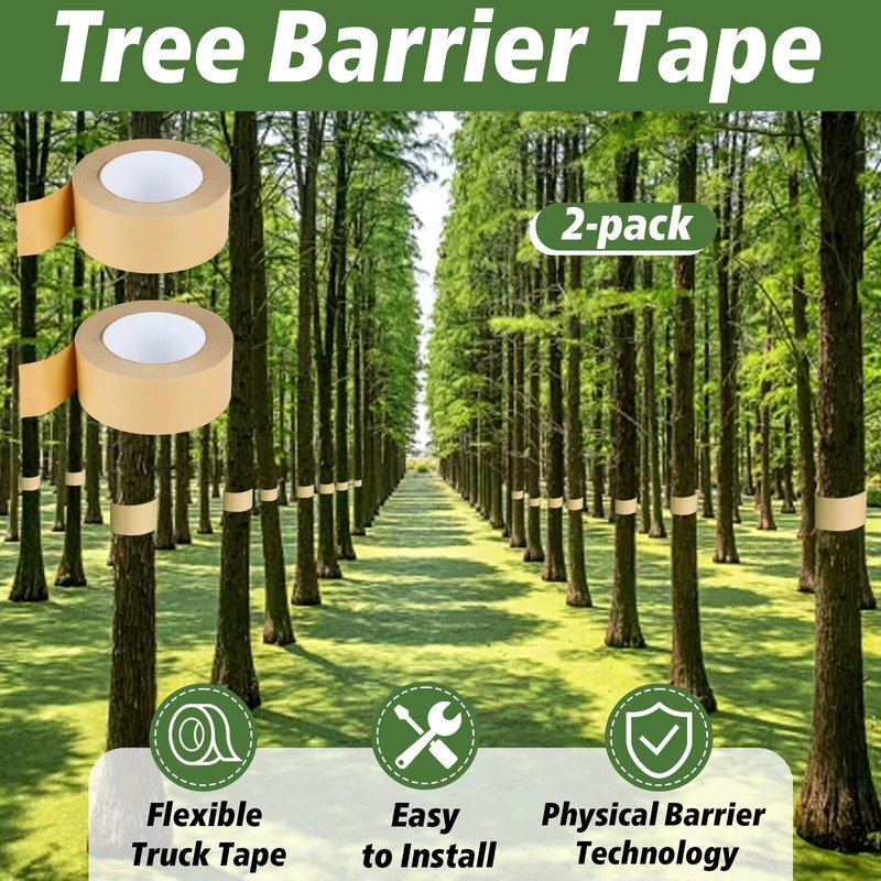 2 Packs 165 Ft x 2 Inch Tree Trunk Wrap
