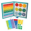 1Pcs Magnetic Fraction Educational Puzzle,Magnetic Fraction Tiles and Fraction Circles