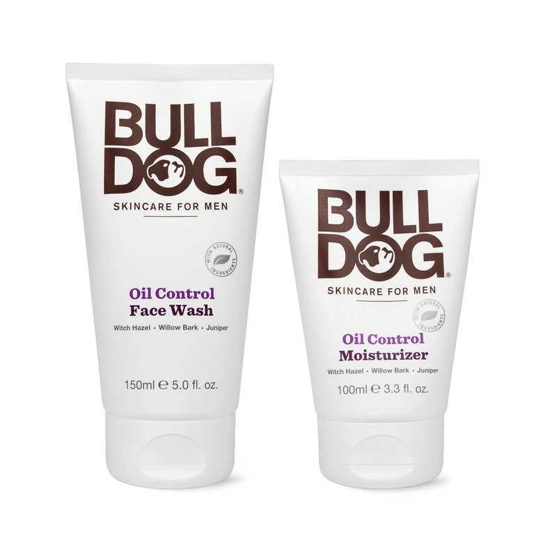 Bulldog Mens Skincare and Grooming Oil Control Starter Kit with