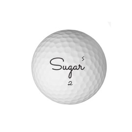Sugar Golf Soft | 2-Piece Construction | Premium Cover | White | 8 Golfballs