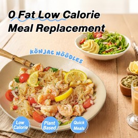 MOKI Konjac Shirataki Noodles 12 Pack - Keto Pasta Low Carb & Calorie | Odor-Free, Gluten-Free, Vegan | Ready to Eat Spaghetti Alternative,Thin Konjac Noodles, A Tasty of Thai, (Drained weight 3.53 oz Each)