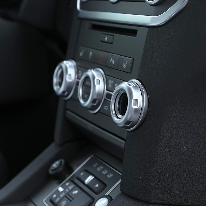 TongSheng 5pcs Chrome Volume and Air Conditioning Knobs Trim for