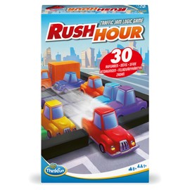 ThinkFun - 76642 - Rush Hour Gift Game - The Well-known Logic Game from 8 Years in Compact Format as a Travel Game for Children and Adults, Traffic Game