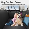 MellowMates Dog Car Seat Cover for Back Seat 53", Upgraded