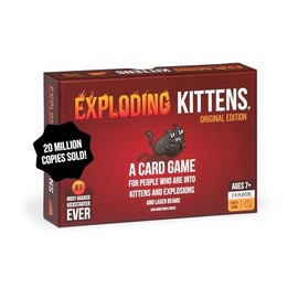 Exploding Kittens LLC Juego de Cartas para Adultos, Adolescentes y niños