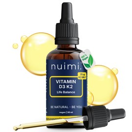 nuimi. Vitamin D3 K2 Drops 1000 IU for Adults