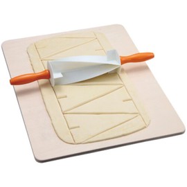 Tiger Crown 1658 Croissant Cutter, White, 14.7 x 2.6 x 2.6 inches (374 x 65 x 65 mm), Polypropylene, Fabric, Triangular