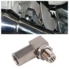 Oxygen Sensor Converter, 90° Car Oxygen Sensor Spacer CEL Bung