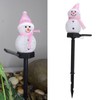 Snowman LED Lamp Landscape Garden Solar Lawn Christmas Cartoon Decorative