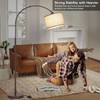 Seaside village Floor Lamp for Living Room, Arc Lamp with
