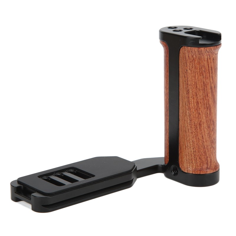 Universal L Shaped Quick Release Wooden Side Handle Stabilizer Quick