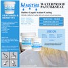 Waterproof Sealant Clear 2L(70 oz), Wadities Wall Bathroom Roof Water-Based