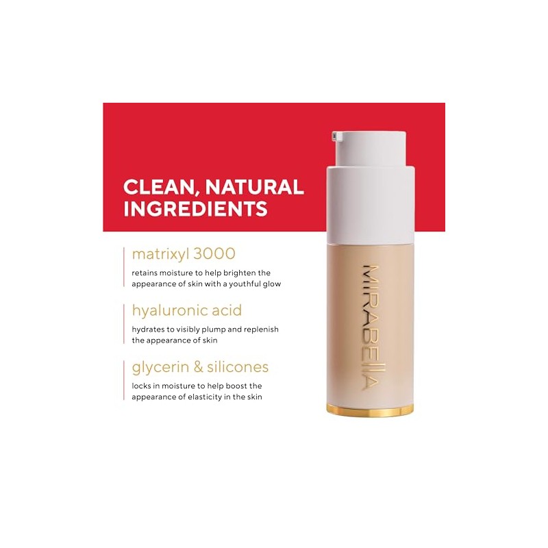 Mirabella Base Maquillaje Líquida Invincible For All Facial Líquido Antienvejecimiento