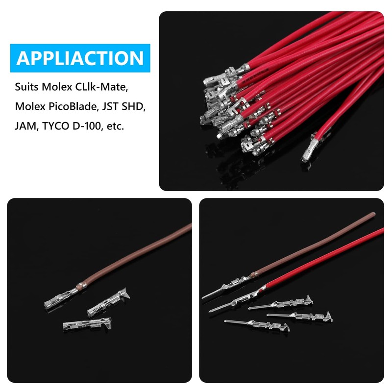 Flytuo Micro Connector Pin Crimping Tools for Molex, JST, JAE,