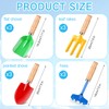 Motionchic 12 Pcs Kids Gardening Tools Metal Garden Tools Including