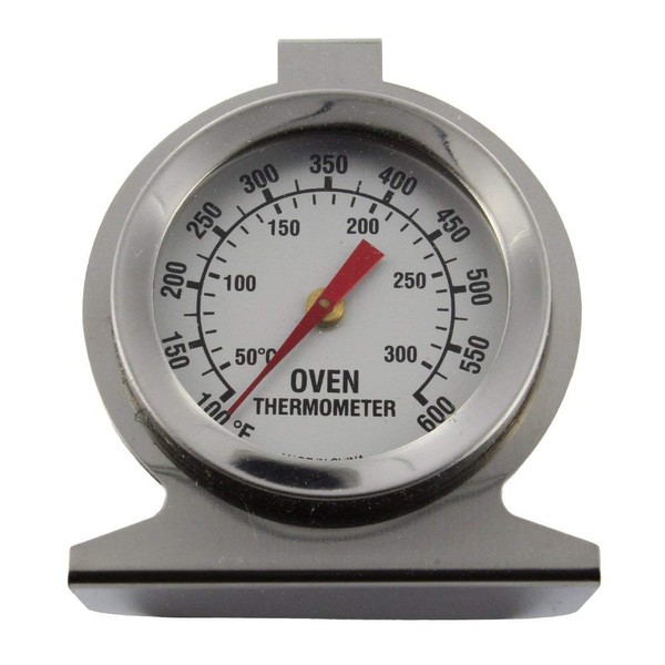 Invero Universal Stainless-Steel Oven Thermometer Monitoring Temperature Gauge - Hang