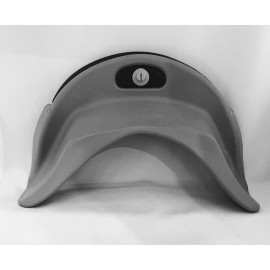 AMERICAN WHIRLPOOL/ MAAX SPAS, ORIGINAL NECK PILLOW 2 PARTS, GRAPHITE GRAY