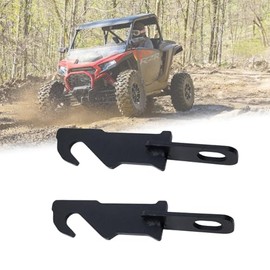 Aeloifft 2Pcs Door Latches Compatible with RZR,Anti-Rust Easy Latches 3.5" Latches Vent Extender Compatible with RZR XP 1000/4 1000 / Turbo/Turbo S / 900(Black）