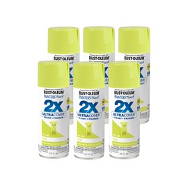 Rust-Oleum Rust-Oleum 249104-6PK Painter's Touch 2X Ultra Cover Spray Paint, 12 oz, Gloss Key Lime, 6 Pack