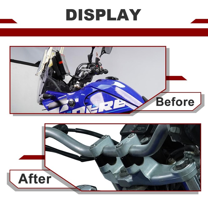 Xitomer 22mm Handlebar Risers 7/8’’ Motorcycle ATV Dirt Bike Handlebar
