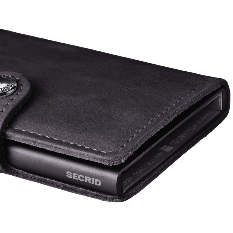Secrid Men's Card Cases, Black, One Size
