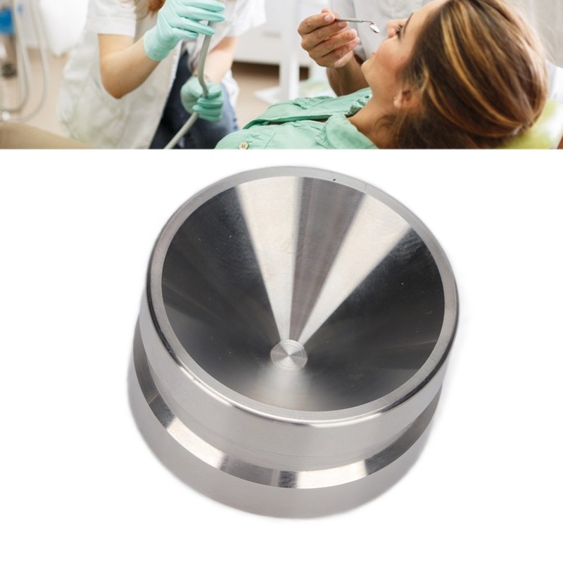 Dental Bone Meal Cup Stainless Steel Matte Uncoated Sturdy Anti