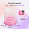 PANA Round Cake Tier Nail Drill Bit Holder Display Organizer