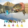 Bass Fishing Lure - Freshwater Lure with Hooks,Sequin Baits for