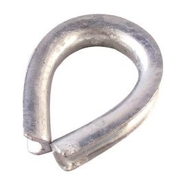 TRUSCO TAT010 Forged A-Shaped Thimble, 0.4 inches (10 mm)