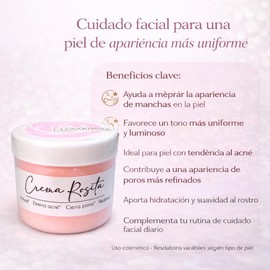Crema Rosita de Obregón Original 100gr Protección Solar 15 con Rosas Colágeno Células Madre +