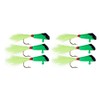 Croft Enterprises Shad Dart - 6 Pack (Green/Black - 1/8