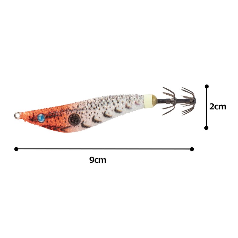 Major Craft Big Eye Sutte Size: 80#7 Blue Luminous Red