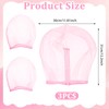 3 Pcs Makeup Protector Hood for Face, Polyester Chiffon Makeup