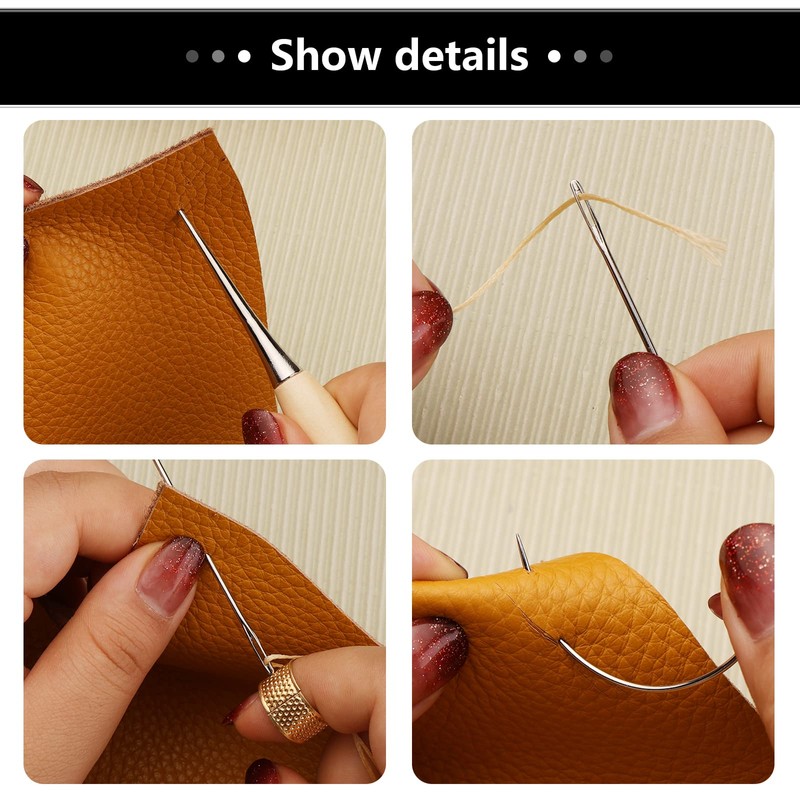 273 Yards Upholstery Repair Waxed Thread Kit, Leather Waxed Thread