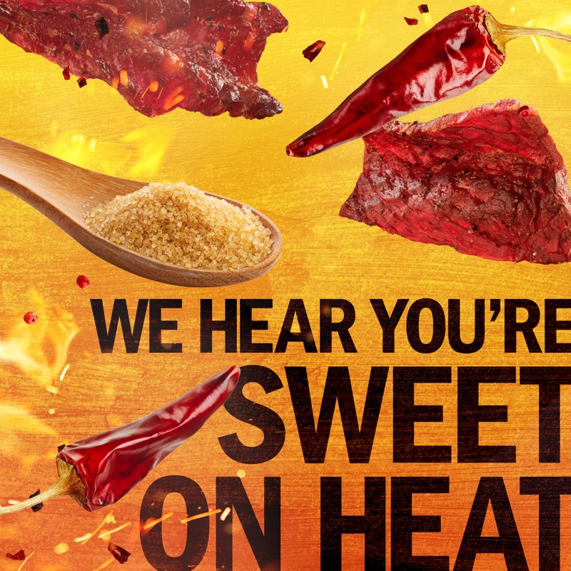 Jack Link's Beef Jerky, Sweet & Hot, Half Pounder Large