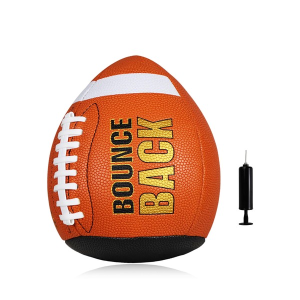 BOUNCEBACK Composite Training Football, Backyard Solo Training Football, Pass Catch
