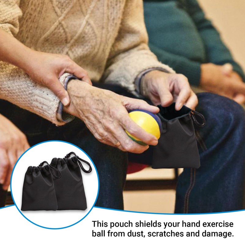 Hand Exercise Ball Storage Bag - Protective Pouch for Grip