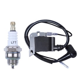 Mtanlo Ignition Coil with L7T Spark Plug for Husqvarna 51 55 61 66 257 261 262 266 268 272 Chainsaw Replaces 544018401