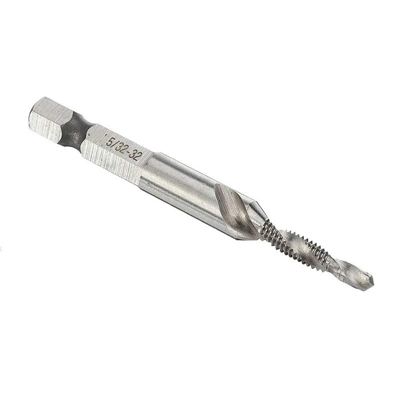 1/8-3/8" BSW Thread HSS Combination Drill Tap Bit Set with
