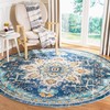 Safavieh Madison Collection MAD473M Boho Chic Medallion Distressed Area Rug,