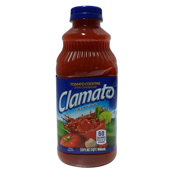 Clamato Tomato Cocktail From Concentrate 32 oz