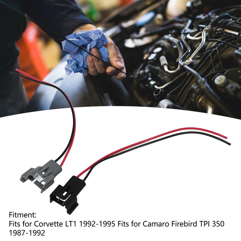 2 Pcs Ignition Coil Harness Wiring Connector Plug for Corvette