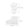 Mikinona Hand Foot Mask Covers Disposable Moisture Gloves Portable Exfoliating