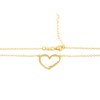 925 Sterling Silver Golden heart mama necklace