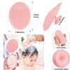 Mocokkiti Baby Hair Brush and Pink Cradle Cap Brush Set