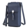 Genuine Leather Crossbody Cellphone Bag for Women RFID Blocking Phone