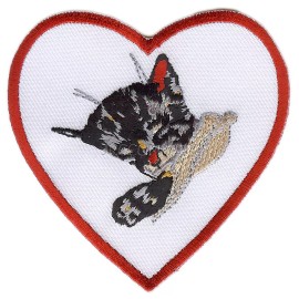 Patch- Chessie Cat  Heart # 22273 NEW