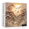 Forest Sunset Puzzles for Adults 1000 Pieces, Difficult Challenge Tree