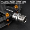 Ultralight Full Carbon Fiber Bike Pedals with Titanium Shaft |