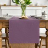 Artoid Mode Purple Table Runner, Washable Kitchen Dining Table Decoration,
